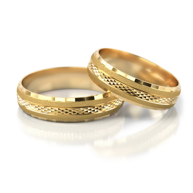 Bild von Trauringe "Minimalistisch" - 17 G