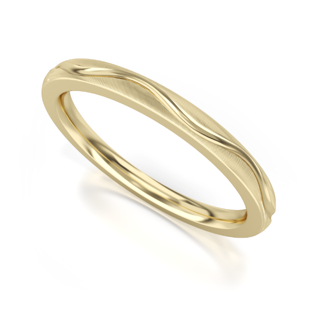 Bild von Memoire-Ring „Glückwunsch“_523 Gelbgold