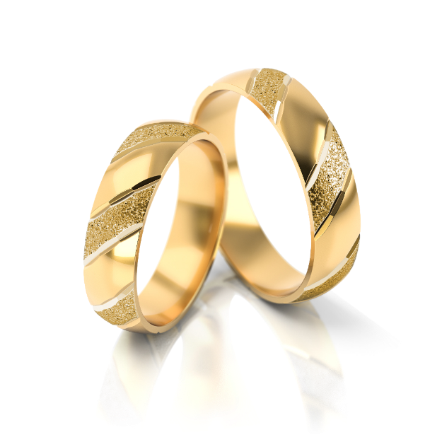 Bild von Trauringe "V-Rings" - 4 G