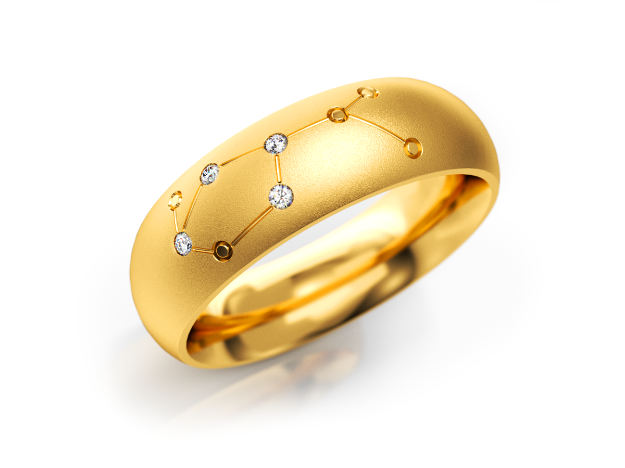 Bild von Zodiac-Ring "Wassermann"_601 G