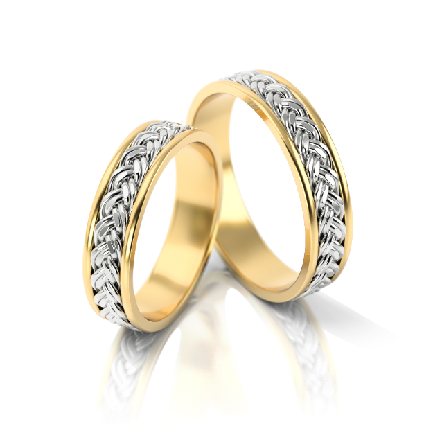 Bild von Trauringe "Boho" - 8 GW_1