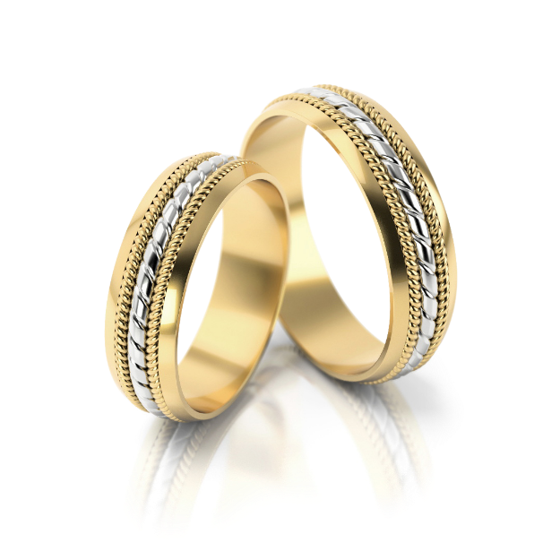 Bild von Trauringe "Boho" - 69 GW_1