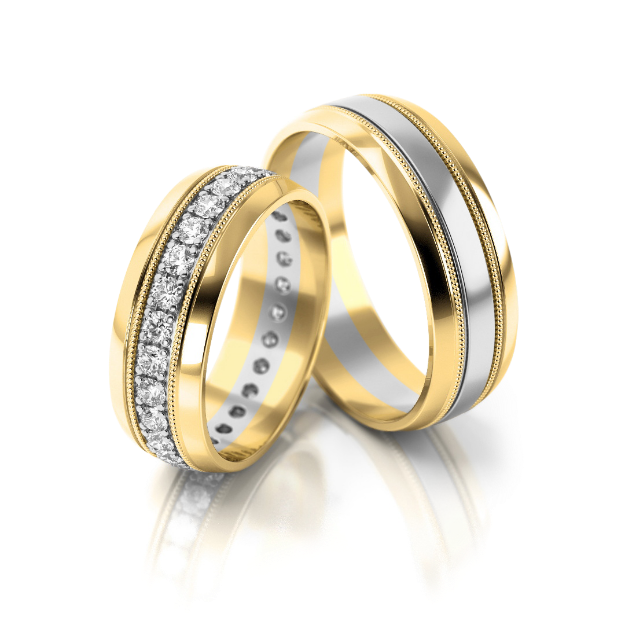 Bild von Trauringe "Extravagant" - 181 GW_2