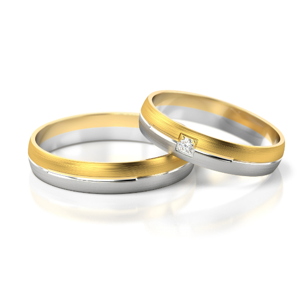 Bild von Trauringe "Klassisch" - 236 GW