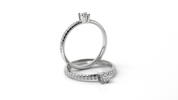 Bild von Verlobungsring - ST09 W 