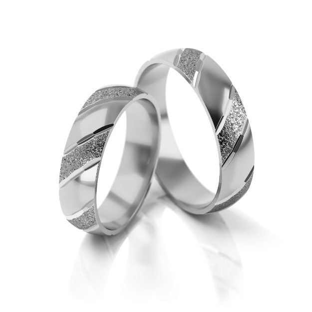 Bild von Trauringe "V-Rings" - 4 W